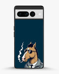 Creslia cool horse sunglasses phone case - cool horse sunglasses phone case google pixel 7 pro