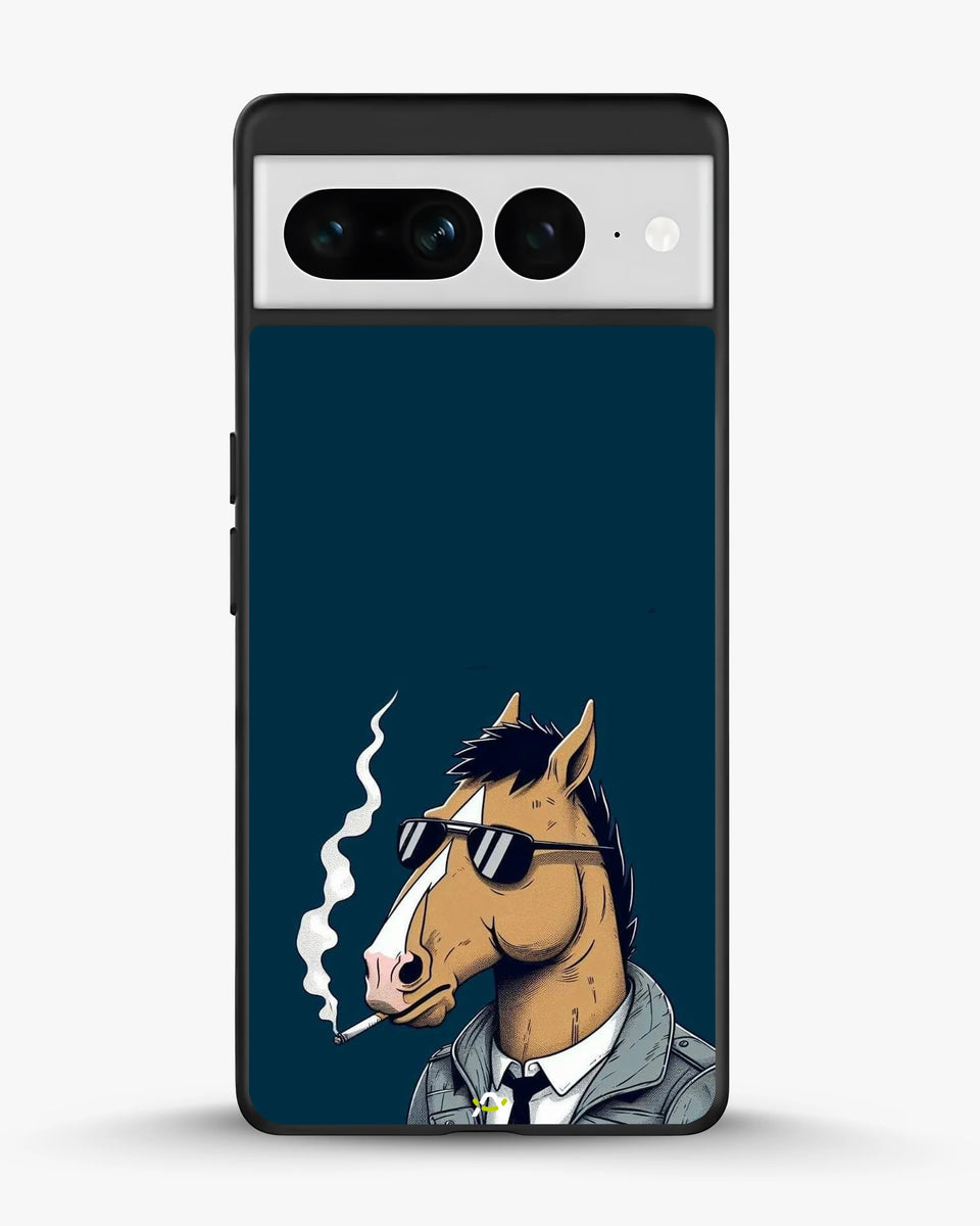 Creslia cool horse sunglasses phone case - cool horse sunglasses phone case google pixel 7 pro