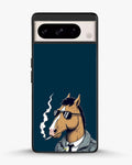 Creslia cool horse sunglasses phone case - cool horse sunglasses phone case google pixel 8 pro
