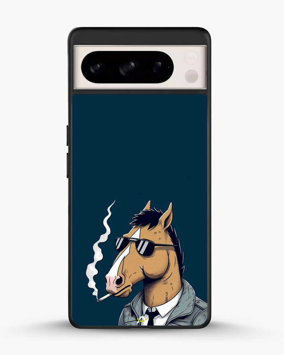 Creslia cool horse sunglasses phone case - cool horse sunglasses phone case google pixel 8 pro