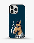 Creslia cool horse sunglasses phone case - cool horse sunglasses phone case iphone 13 pro