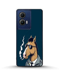 Creslia cool horse sunglasses phone case - cool horse sunglasses phone case motorola edge 2024
