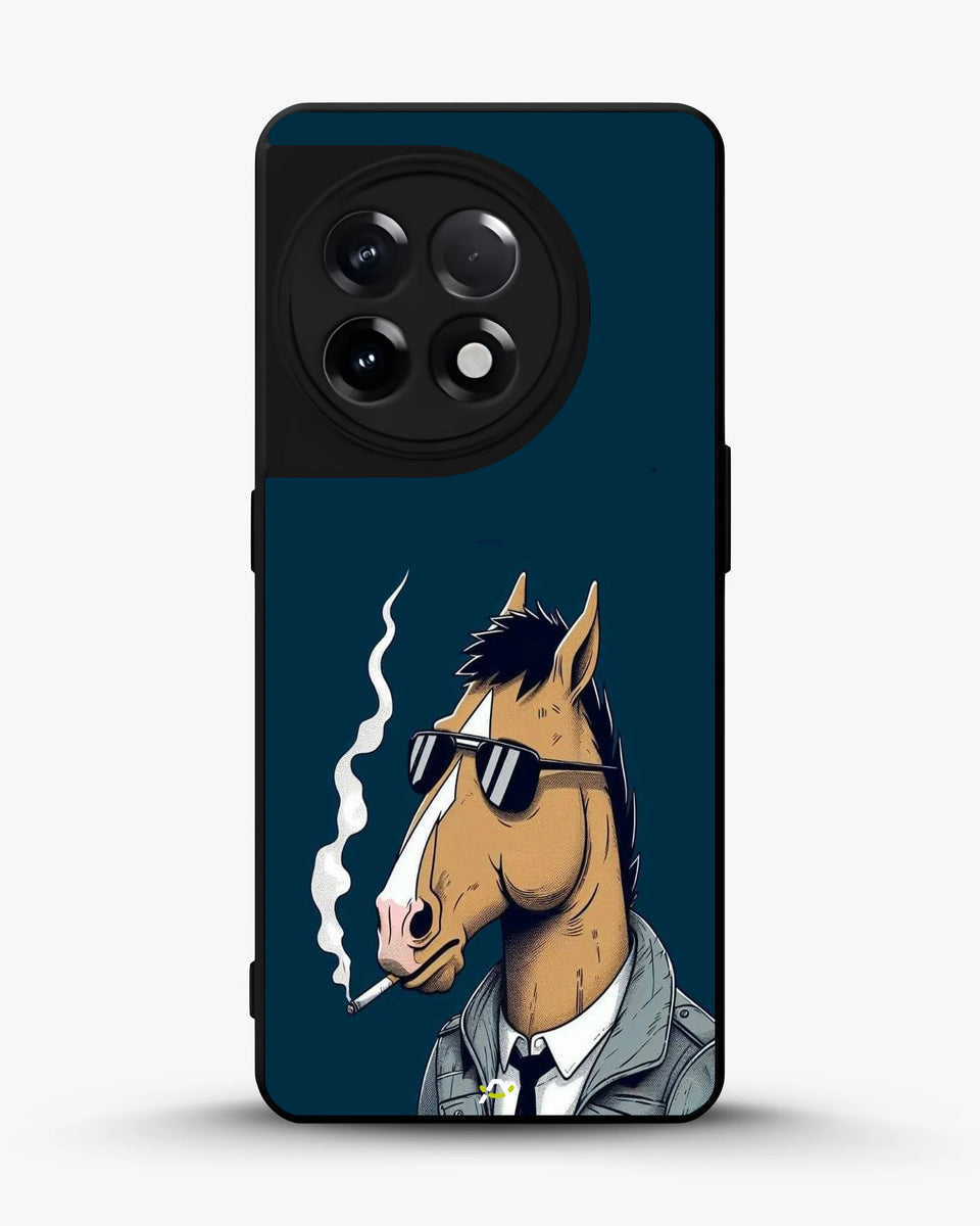 Creslia cool horse sunglasses phone case - cool horse sunglasses phone case oneplus 11r
