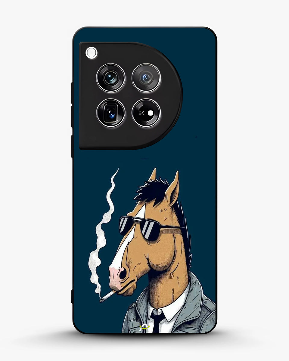 Creslia cool horse sunglasses phone case - cool horse sunglasses phone case oneplus 12r