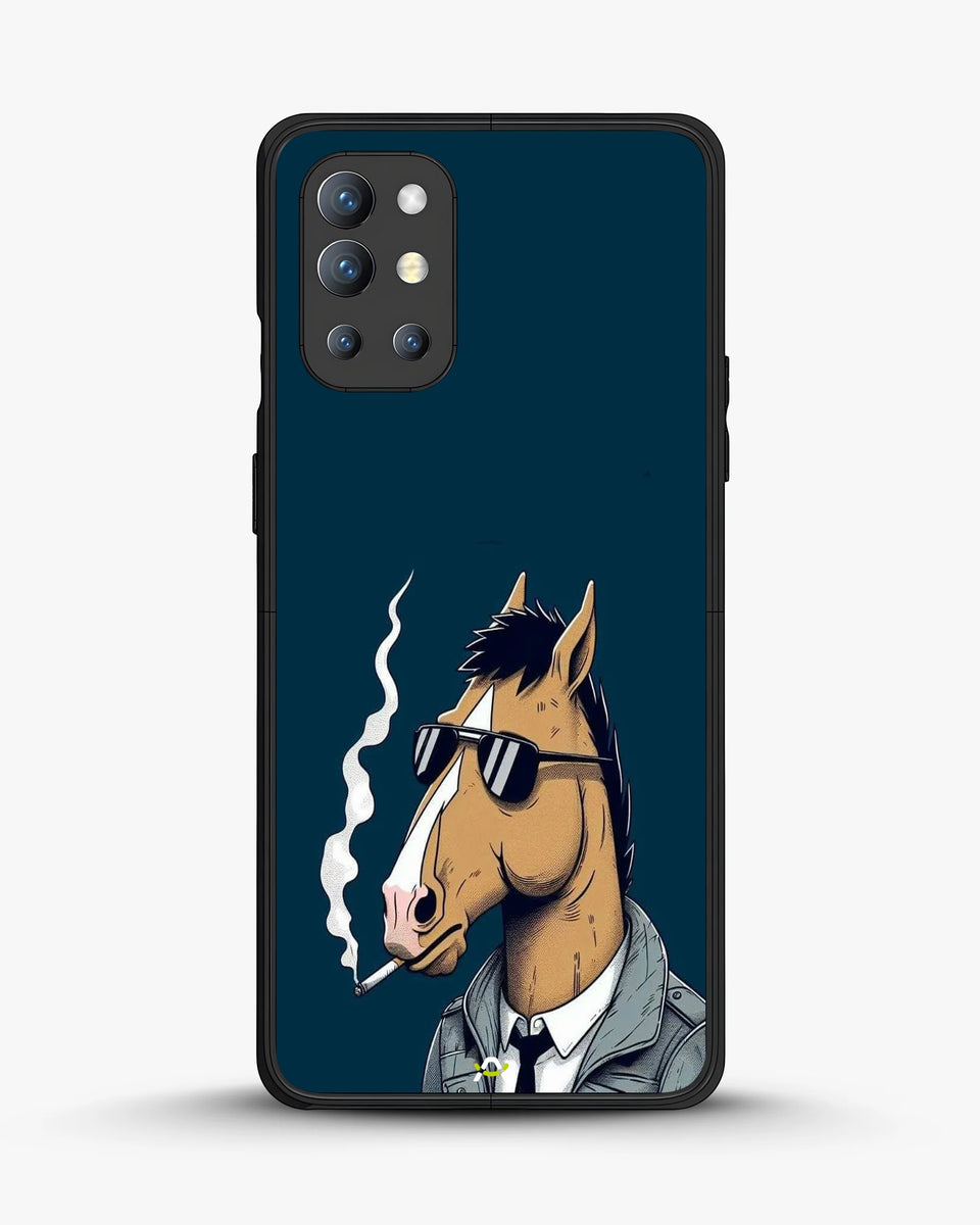 Creslia cool horse sunglasses phone case - cool horse sunglasses phone case oneplus 9r