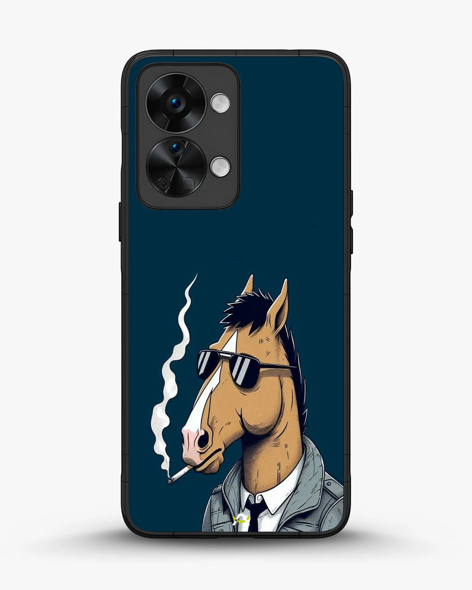 Creslia cool horse sunglasses phone case - cool horse sunglasses phone case oneplus nord 2t