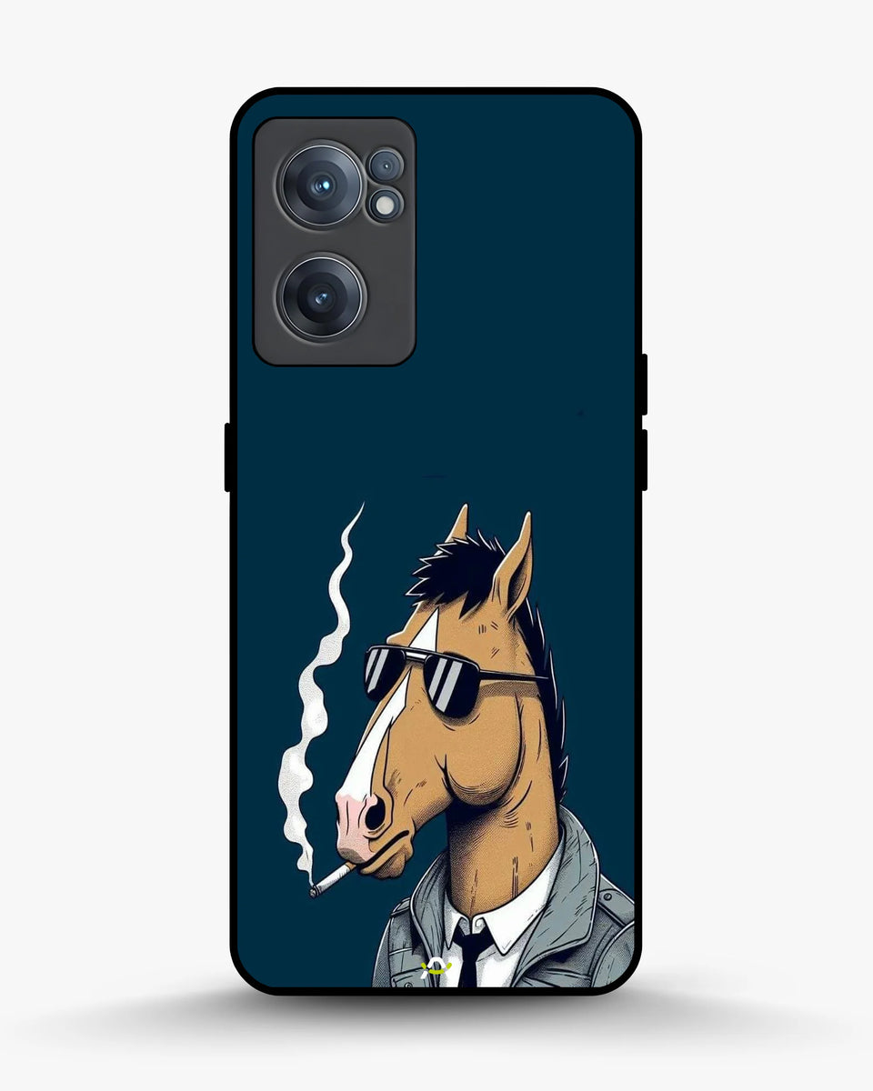 Creslia cool horse sunglasses phone case - cool horse sunglasses phone case oneplus nord ce2