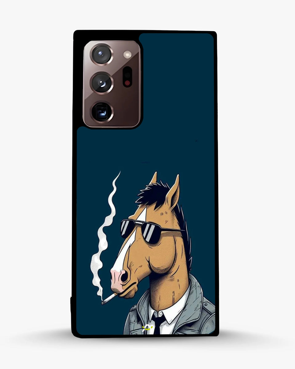 Creslia cool horse sunglasses phone case - cool horse sunglasses phone case samsung galaxy note 20 ultra