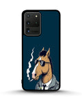 Creslia cool horse sunglasses phone case - cool horse sunglasses phone case samsung galaxy s20 ultra