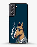 Creslia cool horse sunglasses phone case - cool horse sunglasses phone case samsung galaxy s22 plus