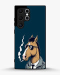 Creslia cool horse sunglasses phone case - cool horse sunglasses phone case samsung galaxy s22 ultra