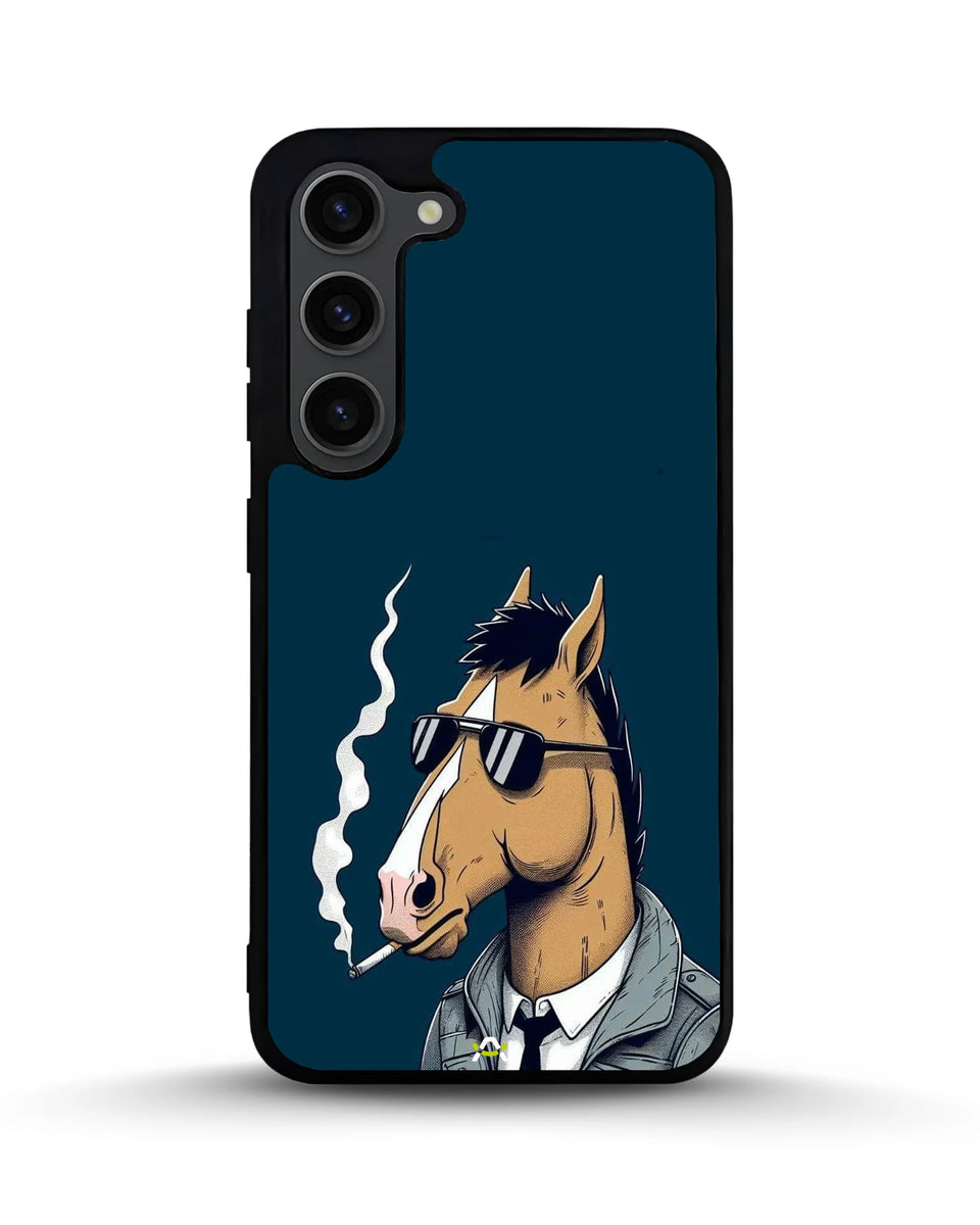 Creslia cool horse sunglasses phone case - cool horse sunglasses phone case samsung galaxy s23