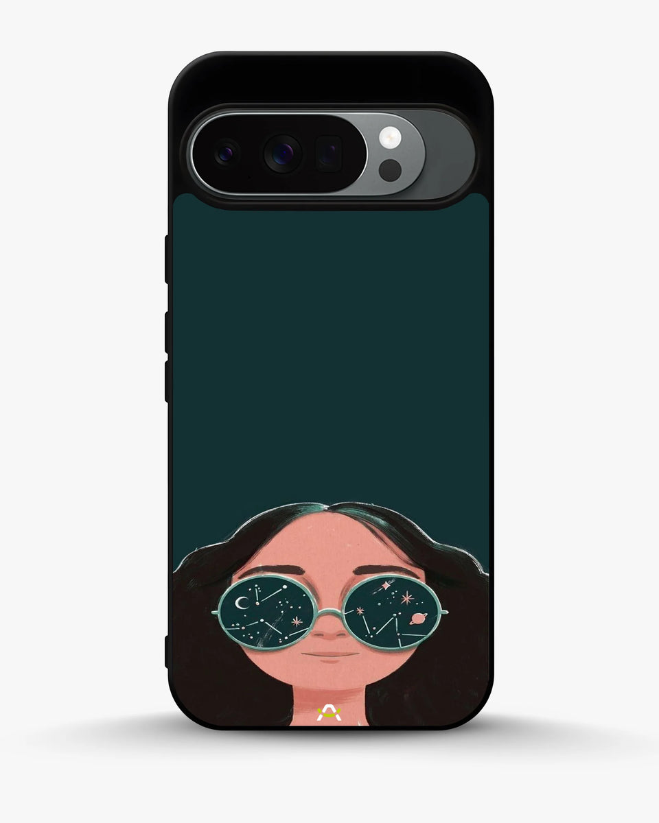 Creslia cosmic sunglasses girl phone case - cosmic sunglasses girl phone case google pixel 10 pro