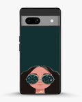 Creslia cosmic sunglasses girl phone case - cosmic sunglasses girl phone case google pixel 7a