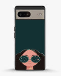 Creslia cosmic sunglasses girl phone case - cosmic sunglasses girl phone case google pixel 8
