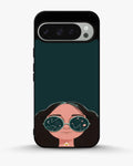 Creslia cosmic sunglasses girl phone case - cosmic sunglasses girl phone case google pixel 9 pro