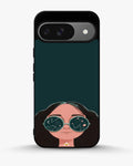 Creslia cosmic sunglasses girl phone case - cosmic sunglasses girl phone case google pixel 9