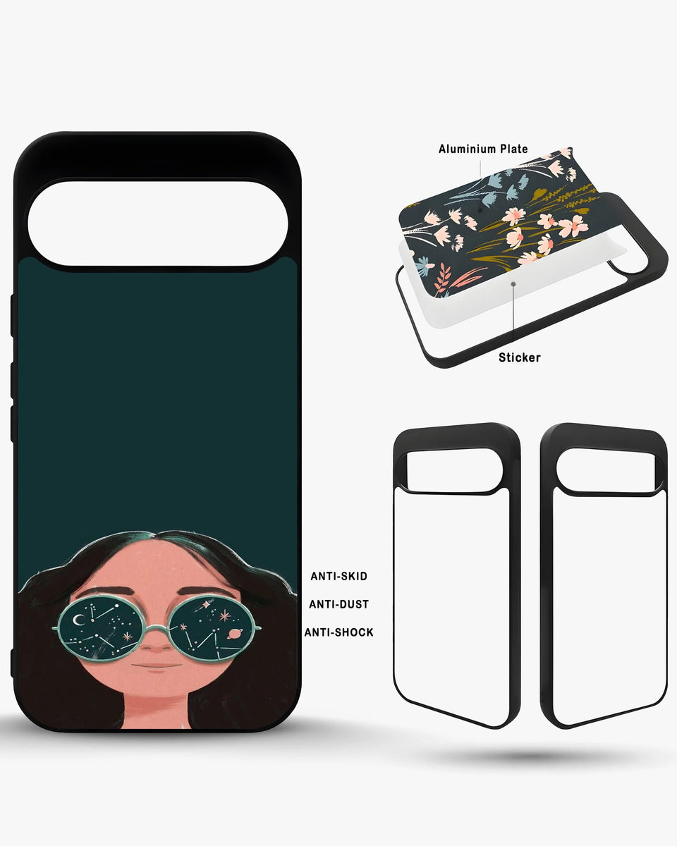 Creslia cosmic sunglasses girl phone case general construction specs - cosmic sunglasses girl phone case google pixel general specs 1
