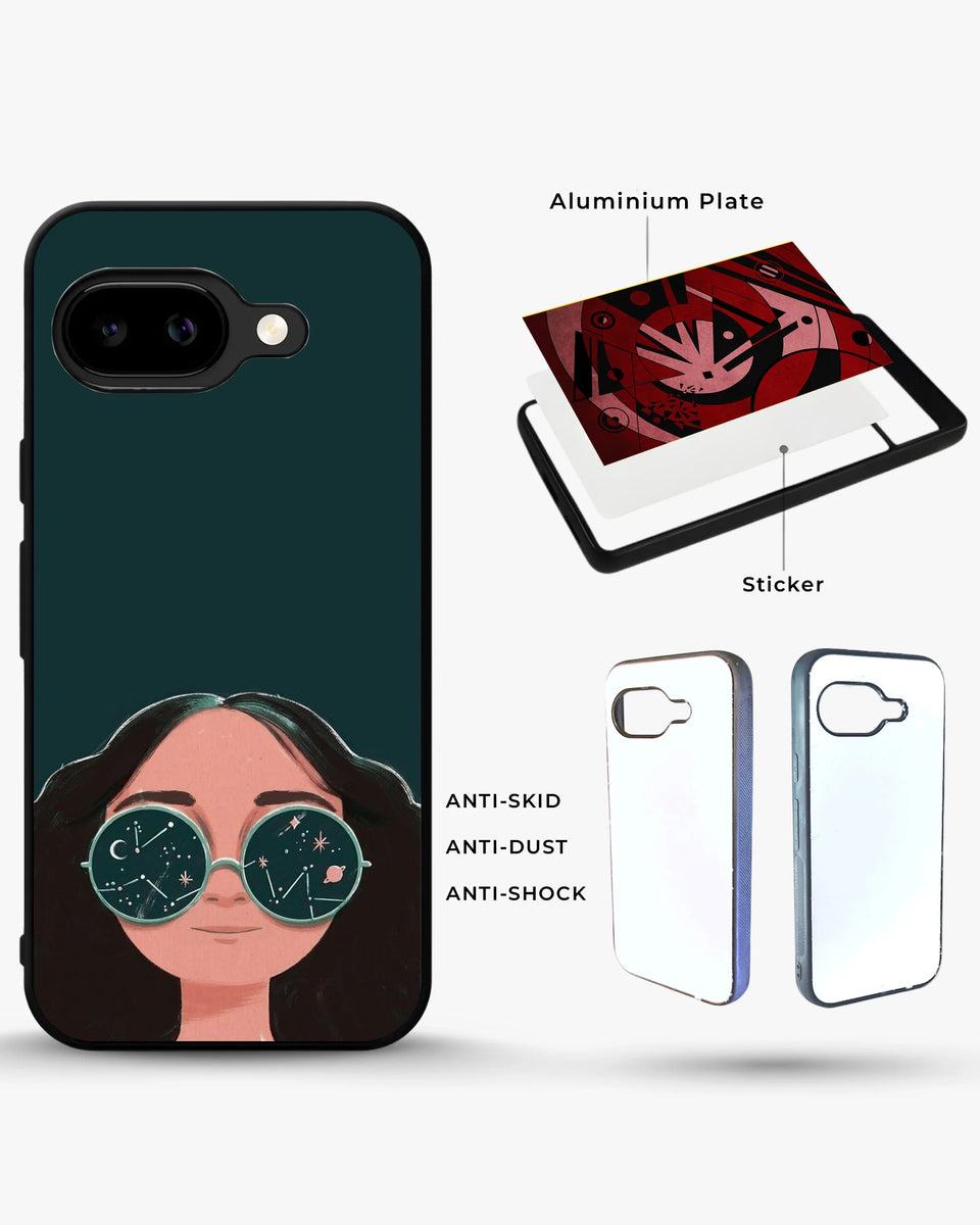 Creslia cosmic sunglasses girl phone case general construction specs - cosmic sunglasses girl phone case google pixel general specs