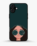 Creslia cosmic sunglasses girl phone case - cosmic sunglasses girl phone case iphone 16
