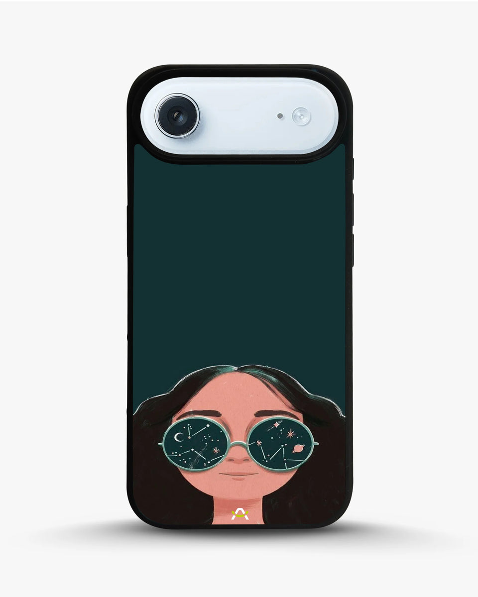 Creslia cosmic sunglasses girl phone case - cosmic sunglasses girl phone case iphone 17 air