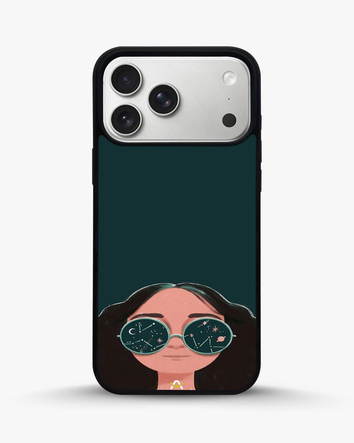 Creslia cosmic sunglasses girl phone case - cosmic sunglasses girl phone case iphone 17 pro max