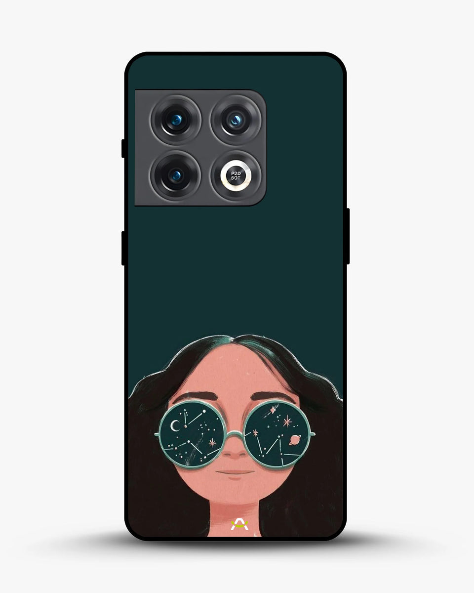 Creslia cosmic sunglasses girl phone case - cosmic sunglasses girl phone case oneplus 10 pro