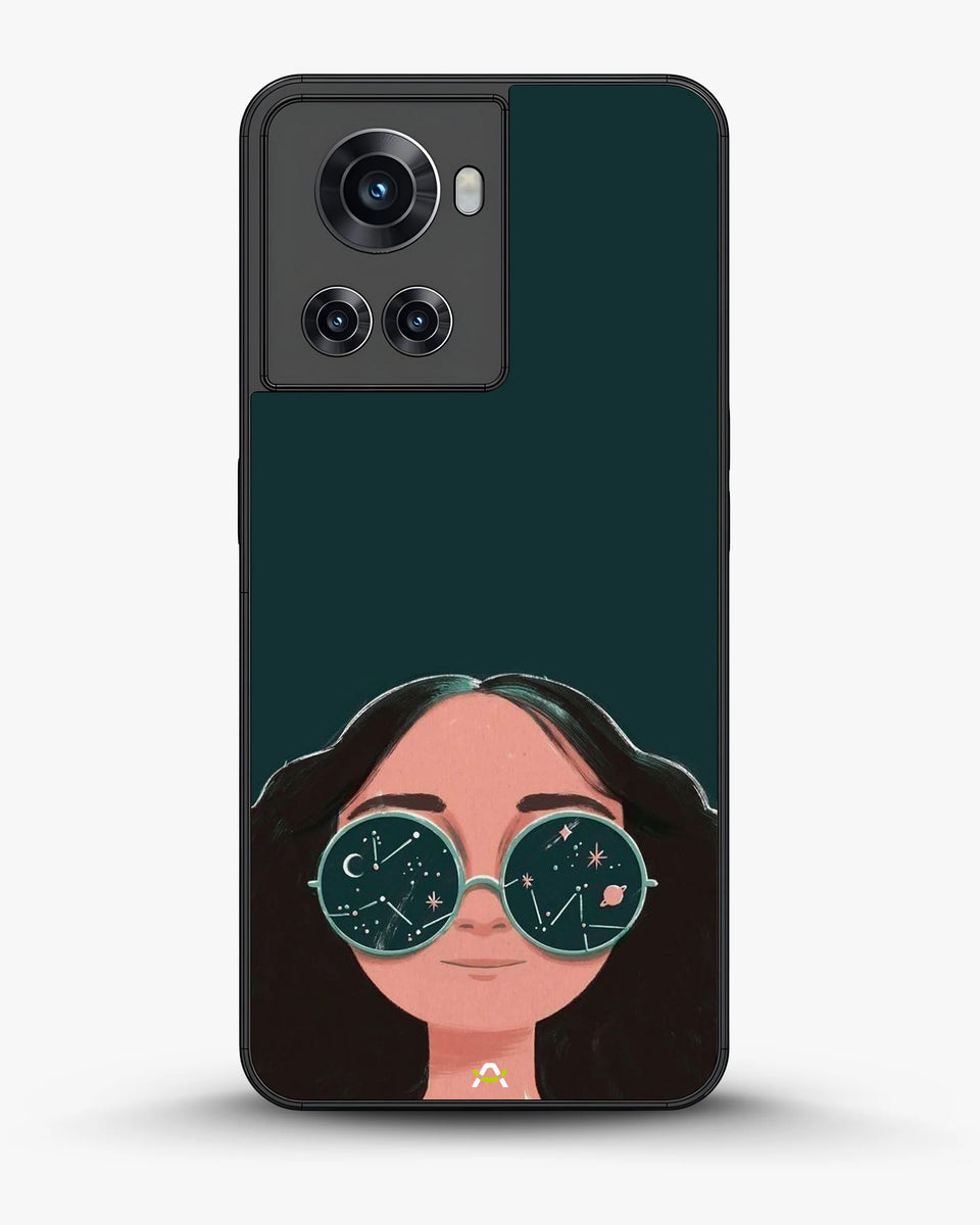 Creslia cosmic sunglasses girl phone case - cosmic sunglasses girl phone case oneplus 10r