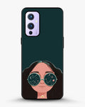 Creslia cosmic sunglasses girl phone case - cosmic sunglasses girl phone case oneplus 9