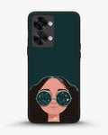 Creslia cosmic sunglasses girl phone case - cosmic sunglasses girl phone case oneplus nord 2t