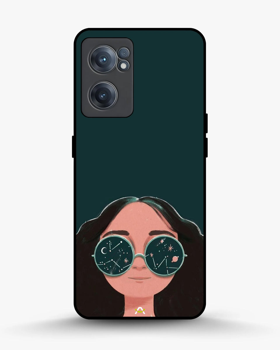 Creslia cosmic sunglasses girl phone case - cosmic sunglasses girl phone case oneplus nord ce2