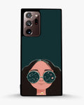 Creslia cosmic sunglasses girl phone case - cosmic sunglasses girl phone case samsung galaxy note 20 ultra