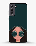 Creslia cosmic sunglasses girl phone case - cosmic sunglasses girl phone case samsung galaxy s22 plus