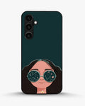 Creslia cosmic sunglasses girl phone case - cosmic sunglasses girl phone case samsung galaxy s23 fe