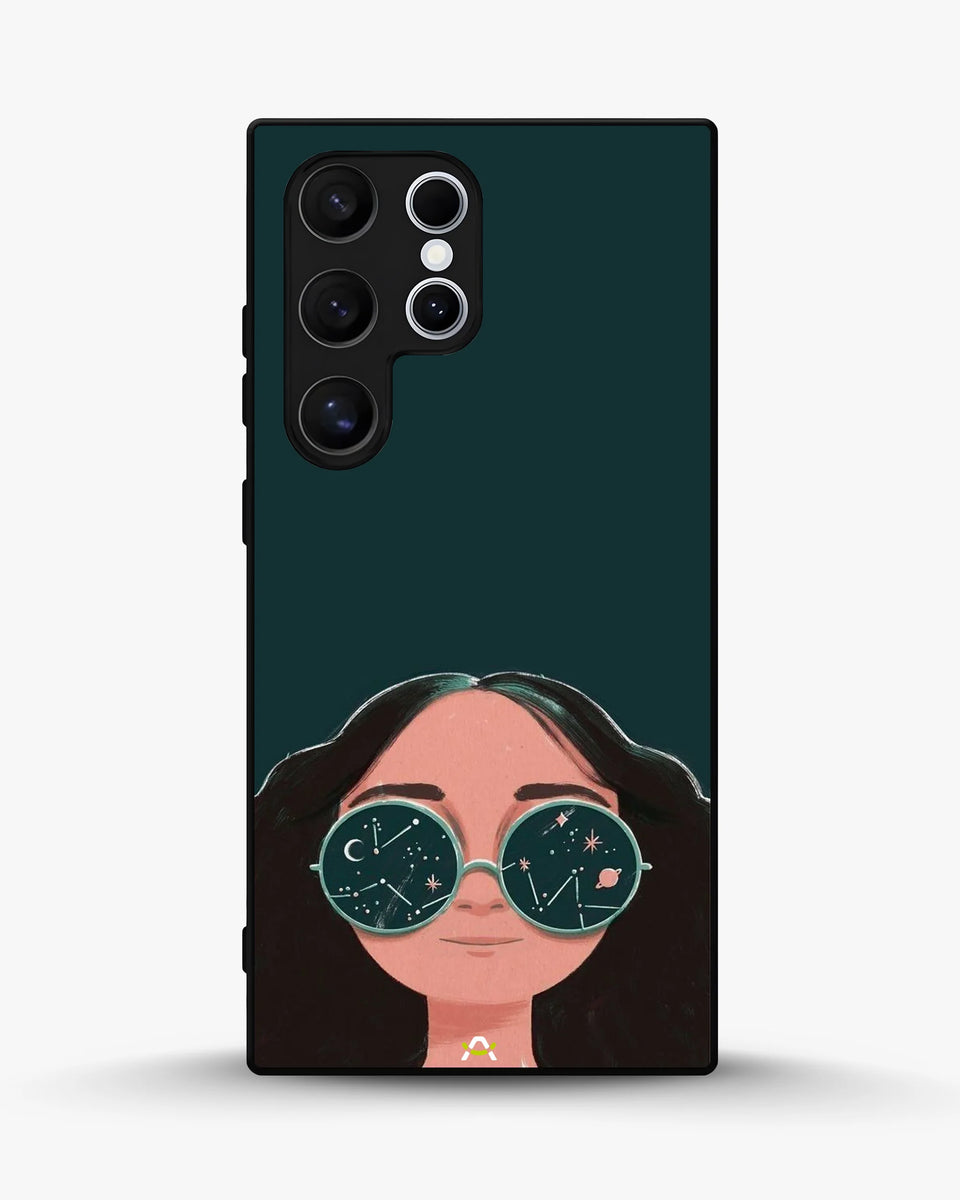 Creslia cosmic sunglasses girl phone case - cosmic sunglasses girl phone case samsung galaxy s24 ultra