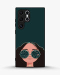 Creslia cosmic sunglasses girl phone case - cosmic sunglasses girl phone case samsung galaxy s25 ultra