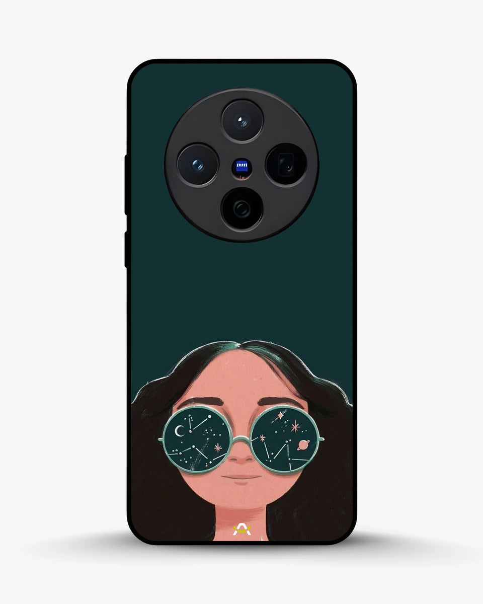 Creslia cosmic sunglasses girl phone case - cosmic sunglasses girl phone case vivo x200
