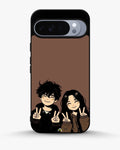 Creslia couple peace sign art phone case - couple peace sign art phone case google pixel 10 pro xl