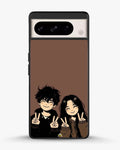 Creslia couple peace sign art phone case - couple peace sign art phone case google pixel 8 pro