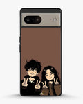 Creslia couple peace sign art phone case - couple peace sign art phone case google pixel 8a