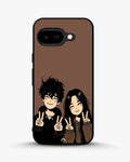 Creslia couple peace sign art phone case - couple peace sign art phone case google pixel 9a