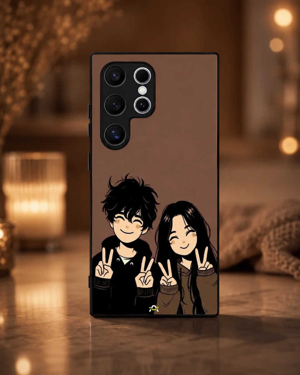 Creslia couple peace sign art phone case general construction specs - couple peace sign art phone case google pixel general specs 4