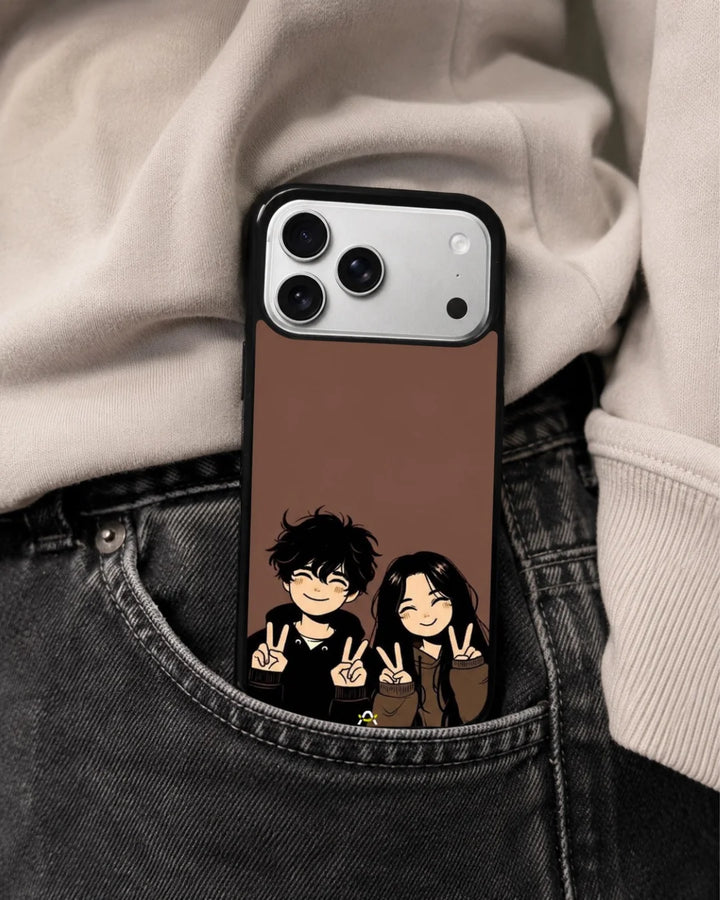 Creslia couple peace sign art phone case general construction specs - couple peace sign art phone case google pixel general specs 7