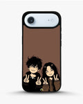 Creslia couple peace sign art phone case - couple peace sign art phone case iphone 17 air
