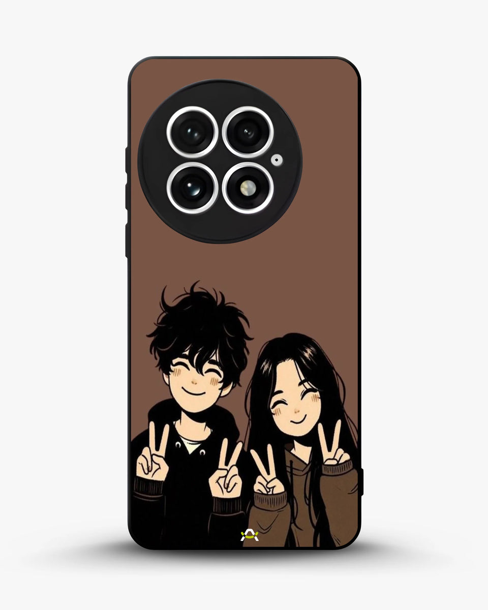 Creslia couple peace sign art phone case - couple peace sign art phone case oneplus 13