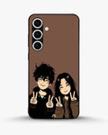 Creslia couple peace sign art phone case - couple peace sign art phone case samsung galaxy s24 fe