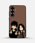 Creslia couple peace sign art phone case - couple peace sign art phone case samsung galaxy s25