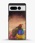 Creslia couple sunset phone case - couple sunset phone case google pixel 7 pro