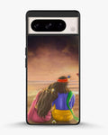 Creslia couple sunset phone case - couple sunset phone case google pixel 8 pro
