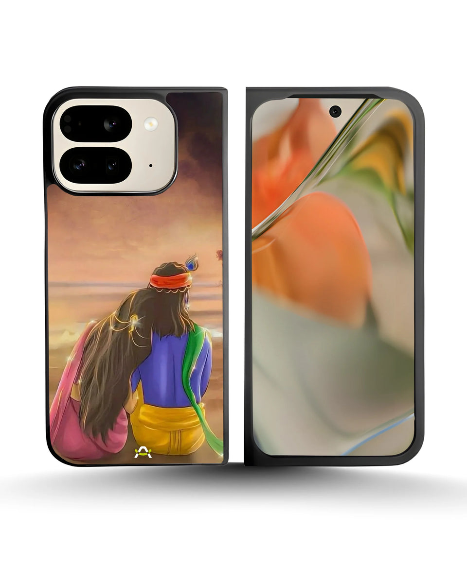 Creslia couple sunset phone case - couple sunset phone case google pixel 9 pro fold